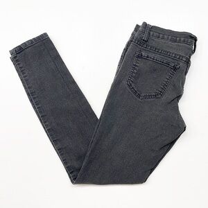 Red Blue Denim black skinny denim jeans